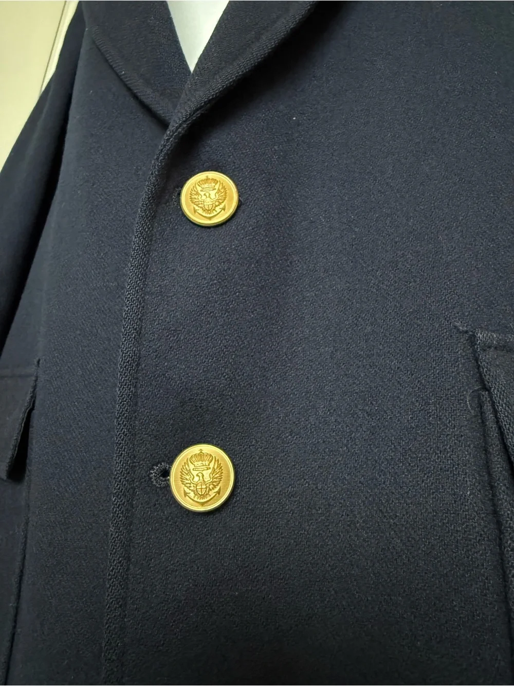 100% Wool Coat Tails